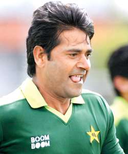 Pakistan's Aaqib Javed