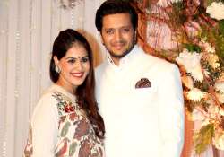 Riteish Deshmukh with wife Genelia