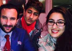 Saif Ali Khan with kids