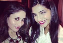 Kareena Kapoor with Sonam Kapoor