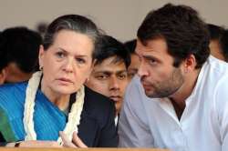 Sonia Gandhi with Rahul