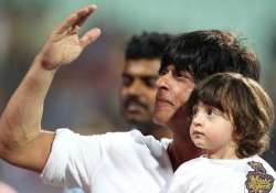 Shah Rukh Khan with AbRam