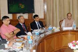 Raghuram Rajan with Finance Minister Arun Jaitley