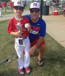 Sean Copeland, 51, and his 11-year-old son, Brodie