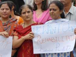 Kashmiri Pandits protest (file)