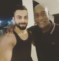 When Kohli and Co. got a surprise visit from Viv Richards