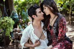 Sushant Singh Rajput with Kriti Sanon