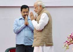 Kejriwal with Modi