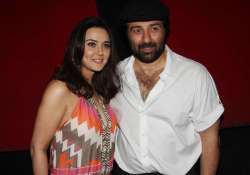 Preity Zinta and Sunny Deol