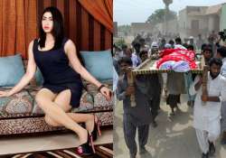 Qandeel Baloch's funeral