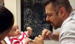 Salman Khan with nephew Ahil