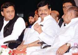 Mulayam with son Akhilkesh and brother Shivpal