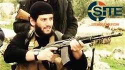 Al-Adnani's undated pic provided by SITE Intel Group via AP