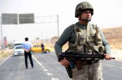 Police in Cizre, Turkey