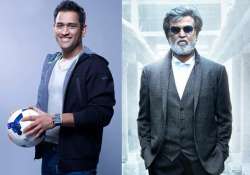 MS Dhoni, Rajinikanth in Kabali