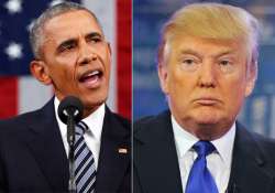 Barack Obama and Donald Trump