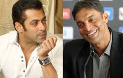 Shoaib Akhtar and Salman Khan