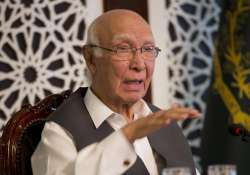 Pakistan Prime Minister Nawaz Sharif's Adviser on Foreign Affairs Sartaj Aziz