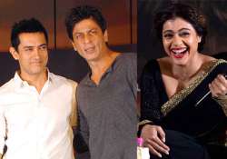 Shah Rukh Khan, Aamir Khan and Kajol