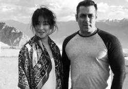 Zhu Zhu and Salman Khan