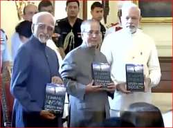 Hamid Ansari's book launch