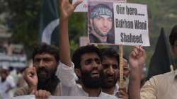 Burhan Wani’s supporters