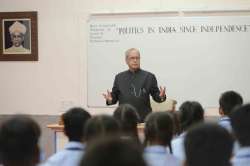 President Pranab Mukherjee at a Teachers' Day programme 