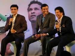 Sourav Ganguly with Tendulkar and Laxman 