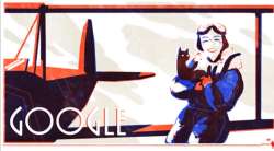  Google doodle honours record-setting female pilot Jean Batten