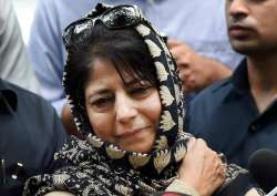 Jammu and Kashmir Chief Minister Mehbooba Mufti