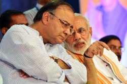 PM Modi with FM Jaitley