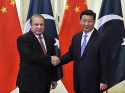 Nawaz Sharif with Xi Jinping