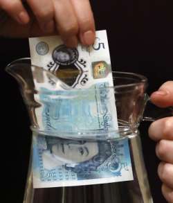 Britain's new plastic money