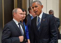 Vladimir Putin and Barack Obama