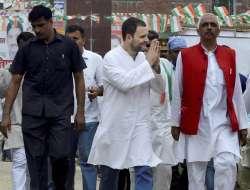 Congress Vice President Rahul Gandhi in Deoria