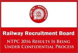 RRB NTPC Result 2016