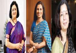 Arundhati Bhattacharya, Chanda Kochhar , Shikha Sharma