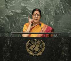 External Affairs Minister Sushma Swaraj at UNGA