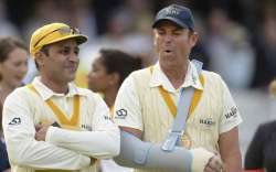 Virender Sehwag and Shane Warne