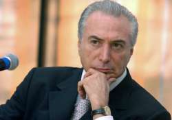 File pic of Brazil President Michel Temer