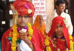 Nearly 12 million Indian children were married before the age of 10 years