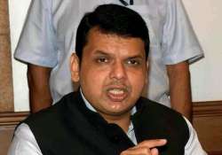 File pic - Maha CM Devendra Fadnavis speaks to media in Mumbai 