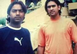 Santosh Lal and Dhoni