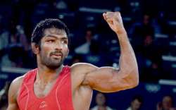 Wrestler Yogeshwar Dutt engagement