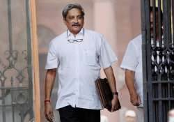 Defence Minister Manohar Parrikar