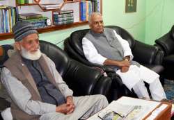 BJP, Yashwant Sinha, Kashmir unrest, SAS Geelani