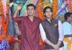 Ranbir Kapoor celebrates Durga Puja with best friend Ayan Mukerji