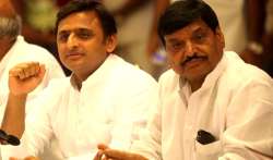 Akhilesh with Shivpal