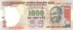 Rs 1000 note