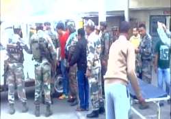 Injured jawans brought to a hospital in Tinsukia